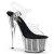 Pleaser ADORE-708SRS Clear/Black SRS EU-35 / US-5