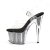 Pleaser ADORE-708SRS Clear/Black SRS EU-35 / US-5
