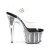 Pleaser ADORE-708SRS Clear/Black SRS EU-35 / US-5