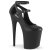 Pleaser FLAMINGO-850 Platform Sandalettes Synthetic Leather Black EU-38 / US-8