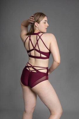 Zasha Polewear Shorts Low Waist Grace Mulberry
