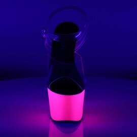 Pleaser ADORE-708UV Clear/Neon Pink EU-35 / US-5