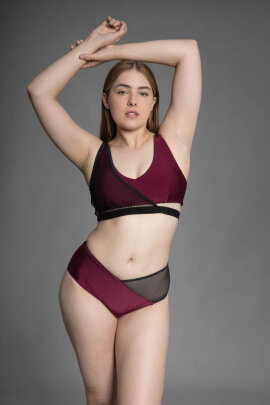 Zasha Polewear Shorts Low Waist Zoey Mulberry