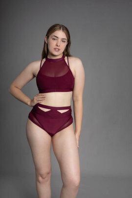 Zasha Polewear Shorts Low Waist Grace Mulberry XL