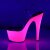 Pleaser ADORE-708UV Clear/Neon Pink EU-37 / US-7