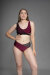 Zasha Polewear Top Zoey Mulberry XS