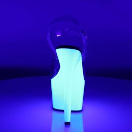 Pleaser ADORE-708UV Clear/Neon White EU-40 / US-10