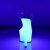 Pleaser ADORE-708UV Clear/Neon White EU-40 / US-10