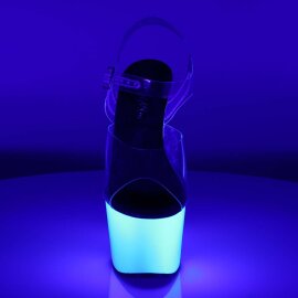 Pleaser ADORE-708UV Clear/Neon White EU-35 / US-5