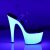 Pleaser ADORE-708UV Clear/Neon White EU-39 / US-9