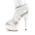 Pleaser Sandal DELIGHT-669 White EU-35 / US-5