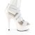 Pleaser Sandal DELIGHT-669 White EU-35 / US-5