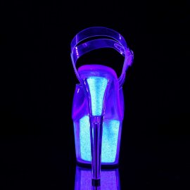 Pleaser ADORE-708UVG Clear/Neon Opal Glitter EU-35 / US-5