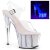 Pleaser ADORE-708UVG Clear/Neon Opal Glitter EU-35 / US-5