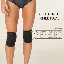 Paradise Chick Knee Pads Polecious Black XL/XXL