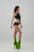 Juicee Peach Bodysuit Boston Black XS