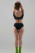 Juicee Peach Bodysuit Boston Black M
