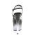 Pleaser ADORE-708T-2 Plateau Sandalettes Smoke Transparent Black EU-38 / US-8