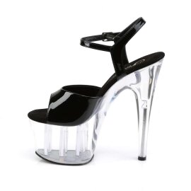 Pleaser ADORE-709 Black Patent/ Clear EU-35 / US-5