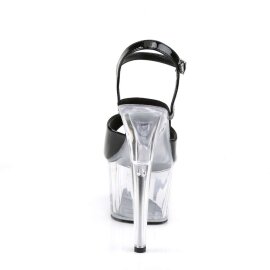 Pleaser ADORE-709 Black Patent/ Clear EU-35 / US-5