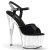 Pleaser ADORE-709 Black Patent/ Clear EU-37 / US-7