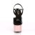Pleaser ADORE-709 Black Patent/Rose Gold Chrome EU-35 / US-5