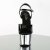 Pleaser ADORE-709 Black Patent/Silver Chrome EU-37 / US-7