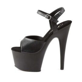 Pleaser ADORE-709 Black Faux Leather/Black Matte EU-37 / US-7
