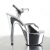 Pleaser ADORE-709 Silver Metallic Pu/Silver Chrome EU-37 / US-7