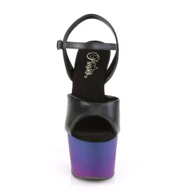 Pleaser ADORE-709BP Black Faux Leather/Blue-Purple Ombre EU-35 / US-5