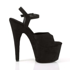 Pleaser ADORE-709FS Black Faux Suede/Black Faux Suede EU-35 / US-5