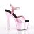 Pleaser ADORE-709HGCH Baby Pink Hologram/Baby Pink Chrome EU-38 / US-8