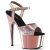 Pleaser ADORE-709HGCH Rose Gold Hologram/Rose Gold Chrome EU-36 / US-6