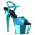 Pleaser ADORE-709HGCH Turquoise Hologram/Turquoise Chrome EU-41 / US-11