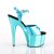 Pleaser ADORE-709HGCH Turquoise Hologram/Turquoise Chrome EU-41 / US-11