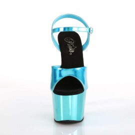 Pleaser ADORE-709HGCH Turquoise Hologram/Turquoise Chrome...