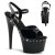 Pleaser ADORE-709LS Black/Black EU-35 / US-5