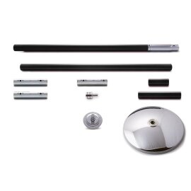 X-Pole XPert (NXN) Powder Coated Black 40 mm 3,04 m - 3,28 m
