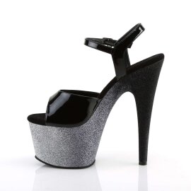 Pleaser ADORE-709OMBRE Black Patent/Silver-Black Ombre EU-36 / US-6