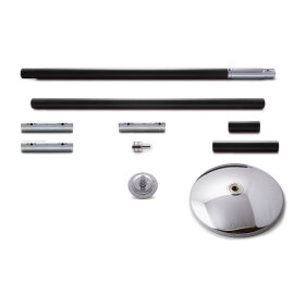 X-Pole XPert (NXN) Powder Coated Black 45 mm 3,29 m - 3,41 m