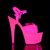 Pleaser ADORE-709UV Neon Hot Pink Patent/Neon Hot Pink EU-41 / US-11