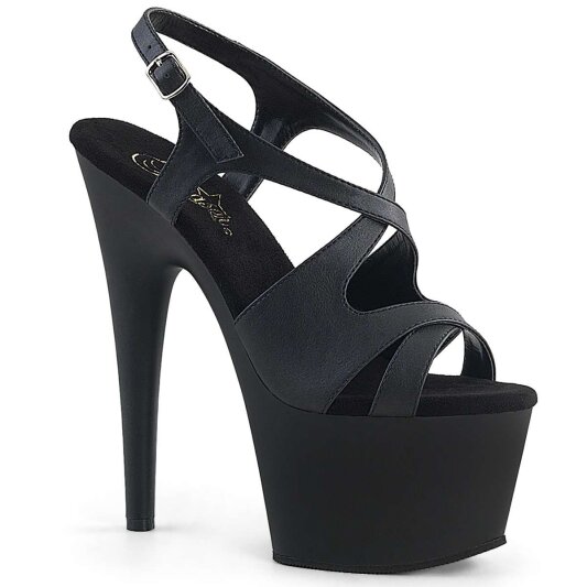 Pleaser ADORE-730 Black Faux Leather/Black Matte EU-35 / US-5