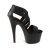 Pleaser ADORE-769 Black Elastic Band-Faux Leather/Black Matte EU-37 / US-7