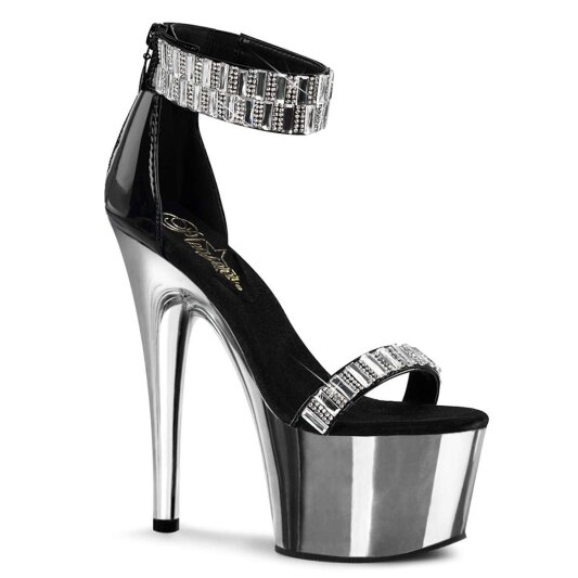 Pleaser ADORE-769RS Black/Silver Chrome EU-35 / US-5
