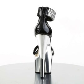 Pleaser ADORE-769RS Black/Silver Chrome EU-35 / US-5