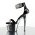 Pleaser ADORE-769RS Black/Silver Chrome EU-35 / US-5