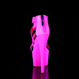 Pleaser ADORE-769UV Neon Hot Pink Elastic Band-Patent/Neon Hot Pink EU-35 / US-5