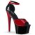 Pleaser ADORE-789 Red-Black Patent/Black-Red EU-36 / US-6