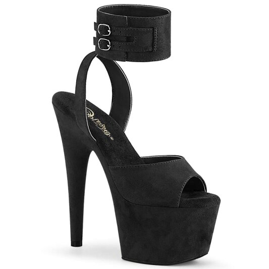Pleaser ADORE-791FS Black Faux Suede/Black Faux Suede EU-40 / US-10