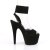 Pleaser ADORE-791FS Black Faux Suede/Black Faux Suede EU-36 / US-6
